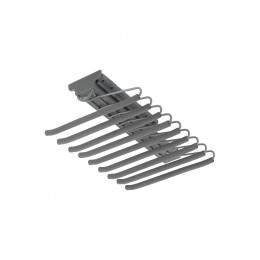 Выдвижная вешалка для брюк BRUNO крепл.верх./правое 340*470*130, графит PRIME by AKS