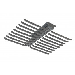 Выдвижная вешалка для брюк BRUNO крепл.верх./двойная 642*470*82, графит PRIME by AKS