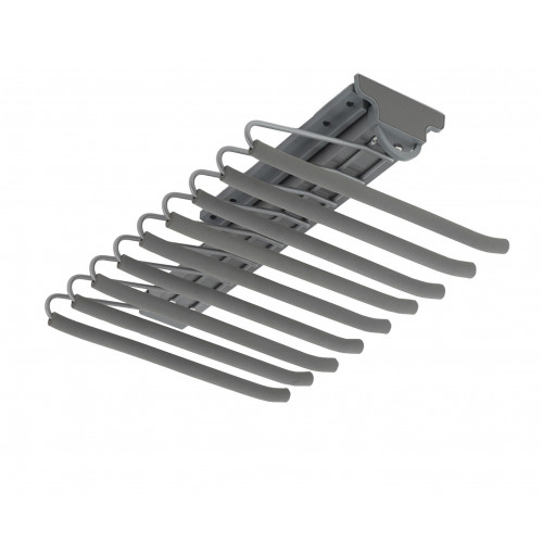 Выдвижная вешалка для брюк BRUNO крепл.верх./левое 340*470*130, графит PRIME by AKS