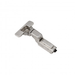 Петля 3D гидравлич.внутренняя 07, 45мм узкая планка h=0 clip-on, накладка, шурупы, AKS PLUS