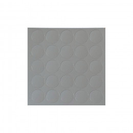 Заглушка самоприлипающая к конфирматам, -14051- серый перламутровый (1л=25шт), AKS