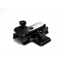 Крестовая ответная планка Н0 с евровинтами никель, черная