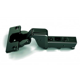 Omnia L Петля 105° вкладная без пружины, под саморез, черная уп=200 шт