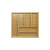 Лоток для столовых приборов BAMBOO раздвижной 705-1025*470, бамбук натуральный AKS