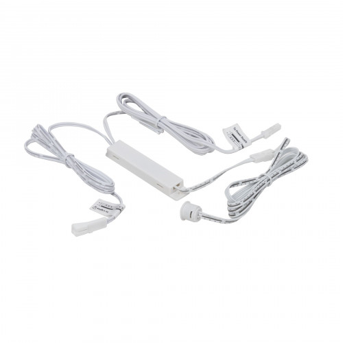 Выключатель бесконтактный на движение (PIR), врезной/накладной, 12/24V, 60W/100W, белый, AKS