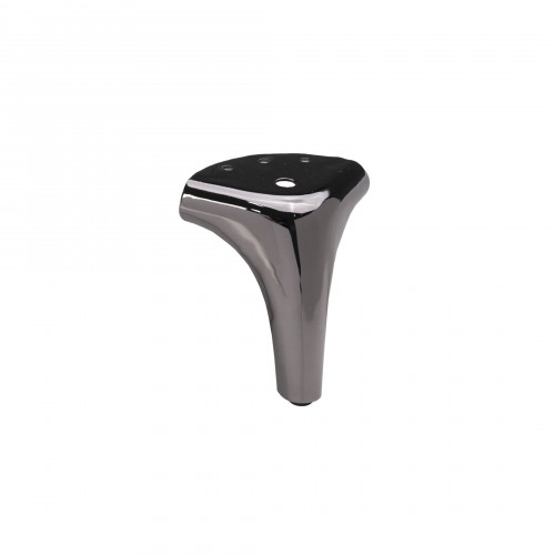 Опора меб. мет. OLYMPIA h120 угловая черный хром AKS