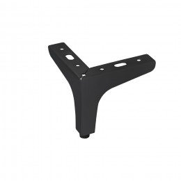 Опора меб. мет. h100 угловая черный GRIDLI