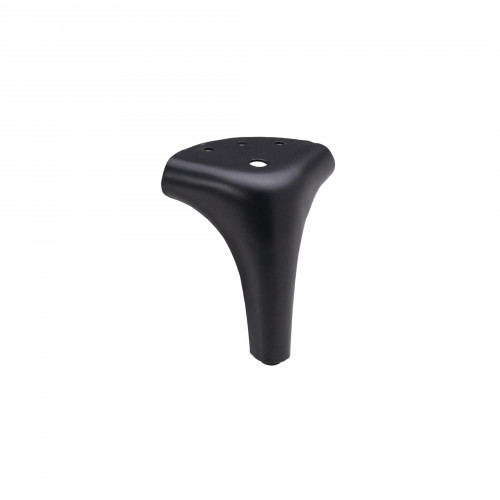 Опора меб. мет. OLYMPIA h120 угловая черный матовый AKS