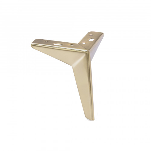 Опора меб. мет. HELLY h100 угловая матовое золото AKS