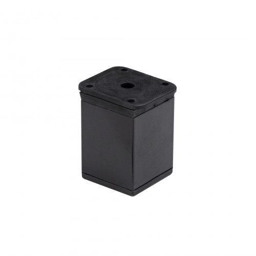 Опора меб. алюм. DAKP-27 h150 с регул. черный матовый AKS