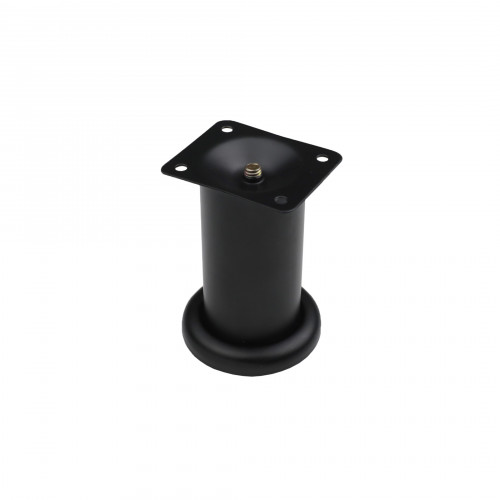 Опора меб. TB019 (B140) H100, черная AKS