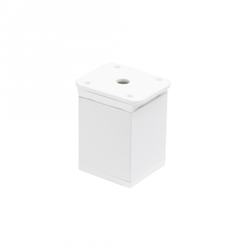 Опора меб. квадратная DAКP-27 h=60, белая AKS