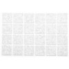 Подкладка самоприлипающая фетровая квадратная 25*25мм белая (1лист=32шт)