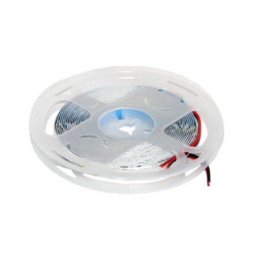 Лента светодиодная - 9,6W/m/ 12V. 8 мм. 2835, 120 д/м. IP20, холодный белый (6000К) - 5 м, AKS