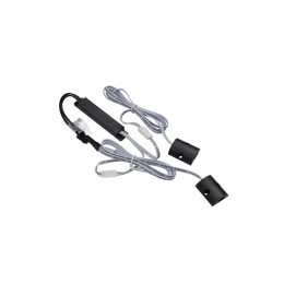 Выключатель бесконтактный на преграду, двойной, накладной, 12/24V, 60W/100W, черный, AKS