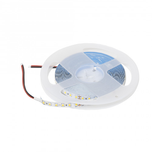 Лента светодиодная - 9,6W/m, 24V, 8мм, 2835, 120 д/м, IP20, нейтральный белый (4000K) - 20 м, AKS