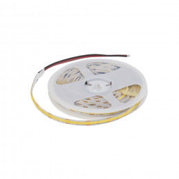 Лента светодиодная COB - 9,8W/m, 12V, 8мм, 320 д/м, IP20, нейтральный белый (4000K) - 5м, AKS