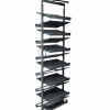 Обувная система поворотная 800 BRUNO h1927-2177 (12 полок), графит PRIME by AKS