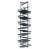 Обувная система поворотная 800 BRUNO h1927-2177 (12 полок), графит PRIME by AKS