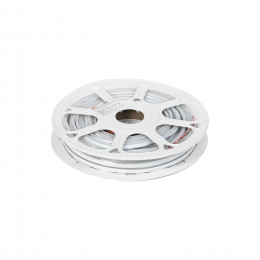 Гибкий неон - 9,6W/m, 24V, 6*12мм, 120 д/м, IP65, теплый белый (3000K) - 20м, AKS