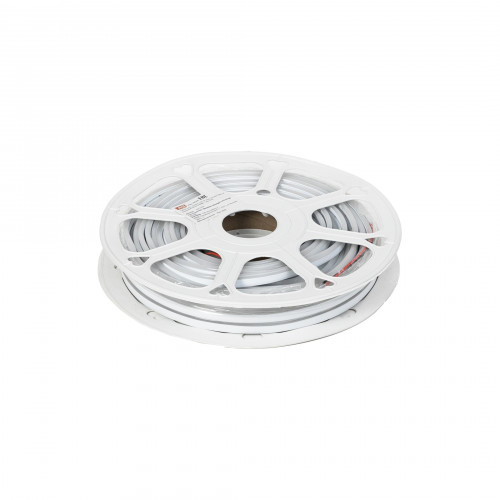 Гибкий неон - 9,6W/m, 24V, 6*12мм, 120 д/м, IP65, теплый белый (3000K) - 20м, AKS