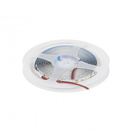 Лента светодиодная - 9,6W/m, 12V, 8мм, 2835, 120 д/м, IP20, холодный белый (6000K), CRI>70, 800 Lm, 5м, CZ