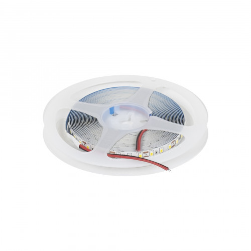 Лента светодиодная - 9,6W/m, 12V, 8мм, 2835, 120 д/м, IP20, холодный белый (6000K), CRI>70, 800 Lm, 5м, CZ