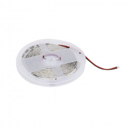 Лента светодиодная - 4,8W/m, 12V, 8мм, 2835, 60 д/м, IP20, нейтральный белый (4000K), CRI>80, 550 Lm, 5м, AKS