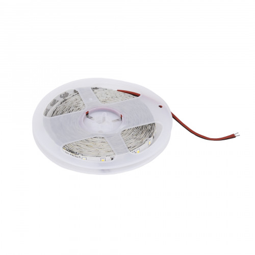 Лента светодиодная - 4,8W/m, 12V, 8мм, 2835, 60 д/м, IP20, нейтральный белый (4000K), CRI>80, 550 Lm, 5м, AKS