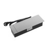 Выдвижной удлинитель Hollander, 2 розетки, 2xUSB HDMI, LAN, шлиф. сталь AKS