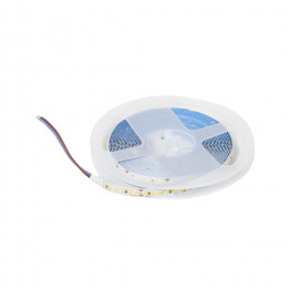 Лента светодиодная - 14,4W/m, 24V, 8мм, 2835, 180 д/м, IP20, холодный белый (6000K), CRI>80, 1600 Lm, 5м, AKS
