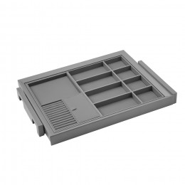 Выдвижная полка-органайзер 700 BRUNO для аксессуаров и украшений, графит PRIME by AKS